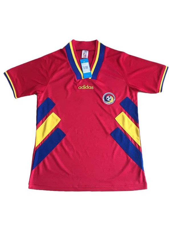 Romania Retro Jersey Red Men's Soccer Sportwear Football Shirt 1994